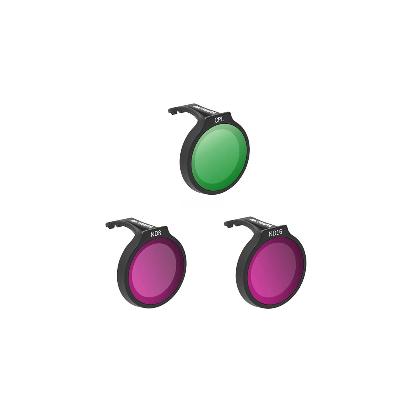 SUNNYLIFE set of three filters for DJI Neo CPL+ND8+ND16