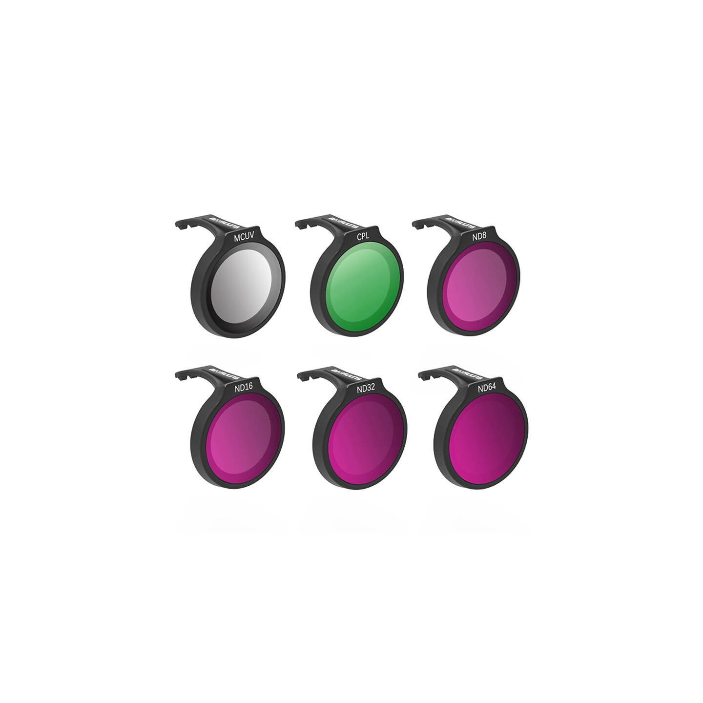 SUNNYLIFE set of six filters for DJI Neo MCUV+CPL+ND8+ND16+ND32+ND64