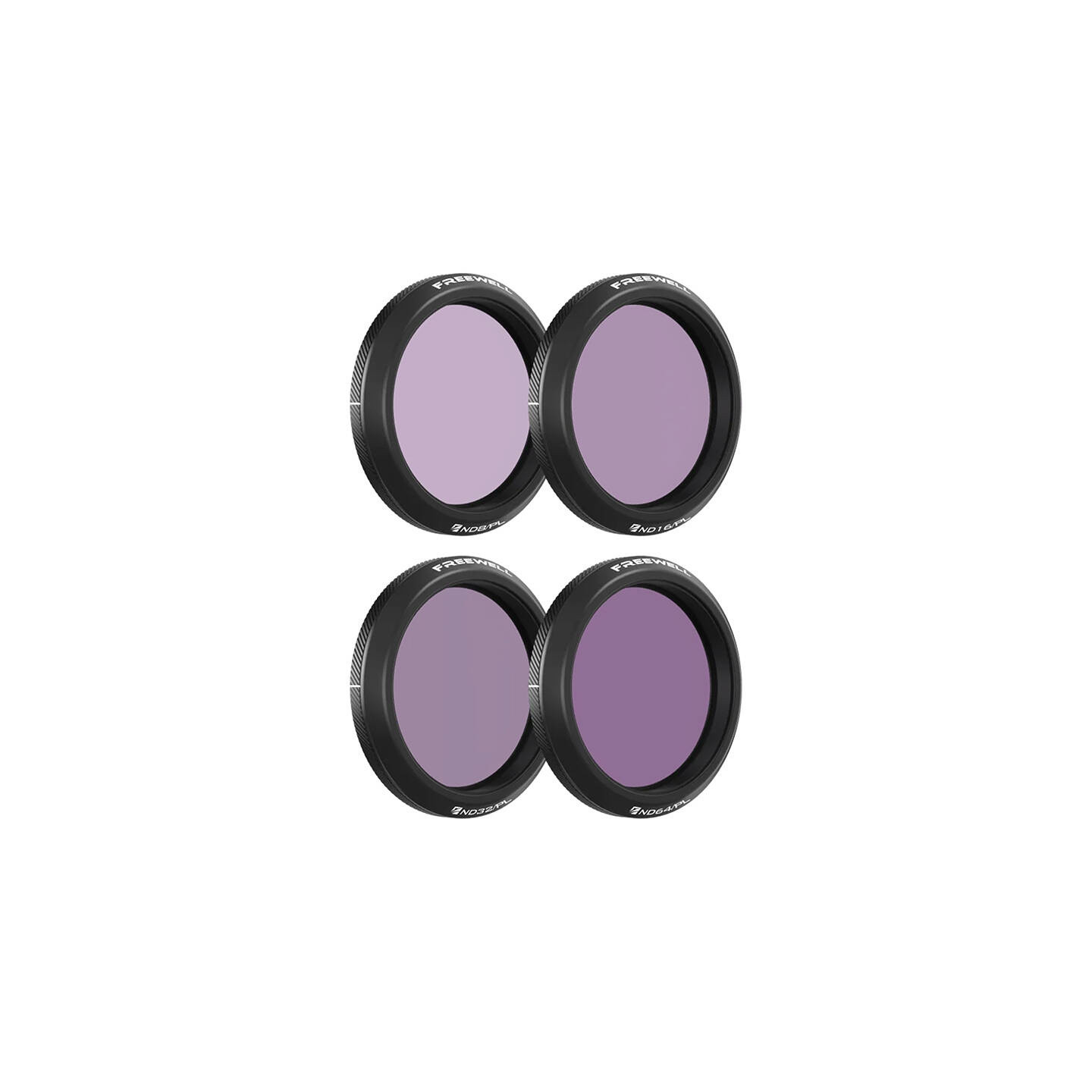 Freewell set of 4 ND/PL filters for DJI Osmo Action 5 Pro