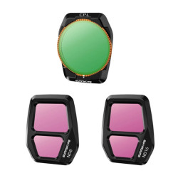 View product Sunnylife A3S-FI925CPL adjustable lens filter, CPL+ND8+ND16 for AIR 3S 3pcs