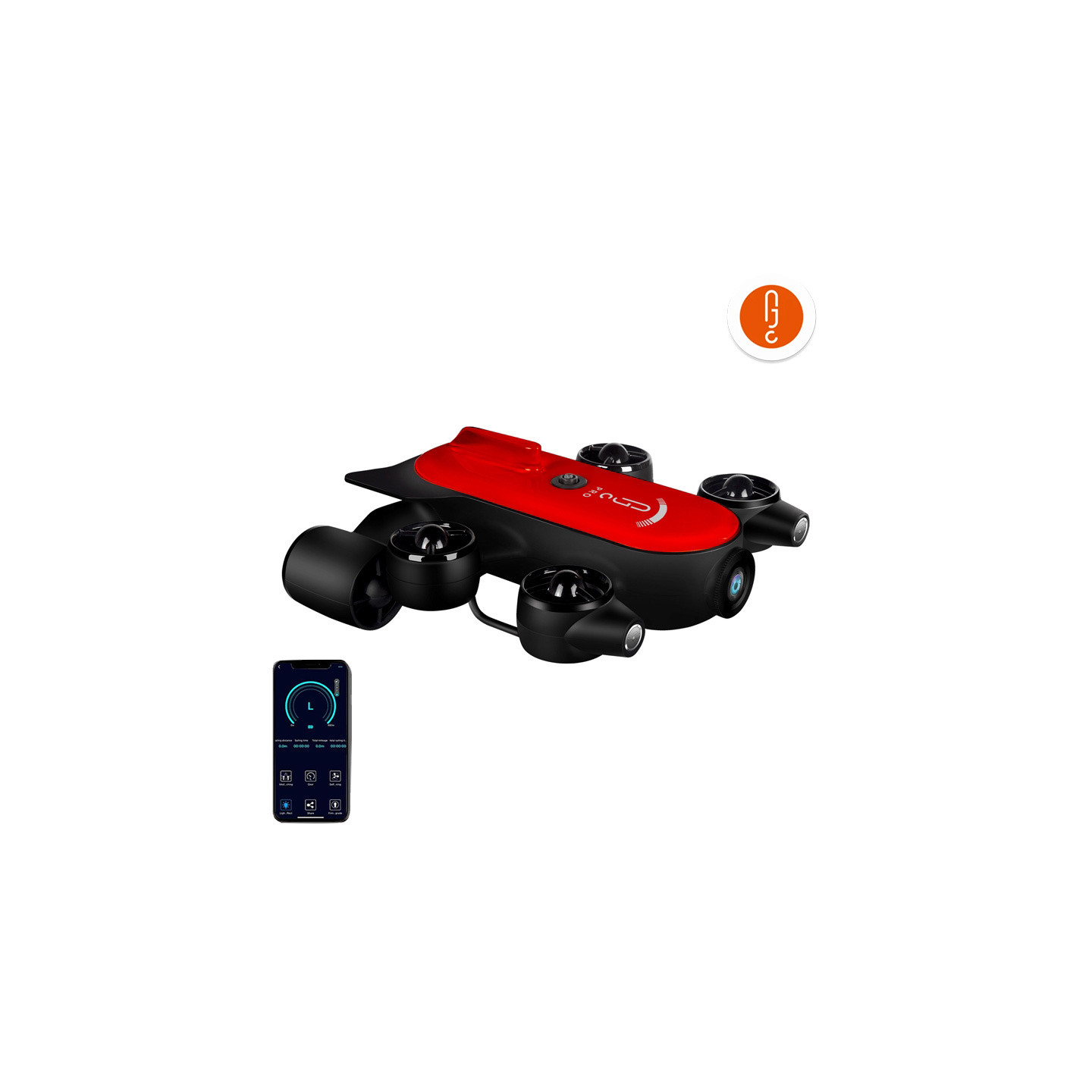 Geneinno T1-Pro 200m 4K UHD underwater drone