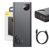 Powerbank Baseus Adaman Metal 20000mAh PD QC 3.0 65W 2xUSB + USB-C + micro USB (Black)