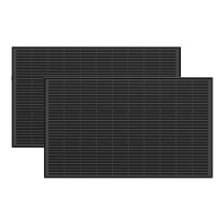 View product Photovoltaic panel set 2x EcoFlow 100W (rigid structure)