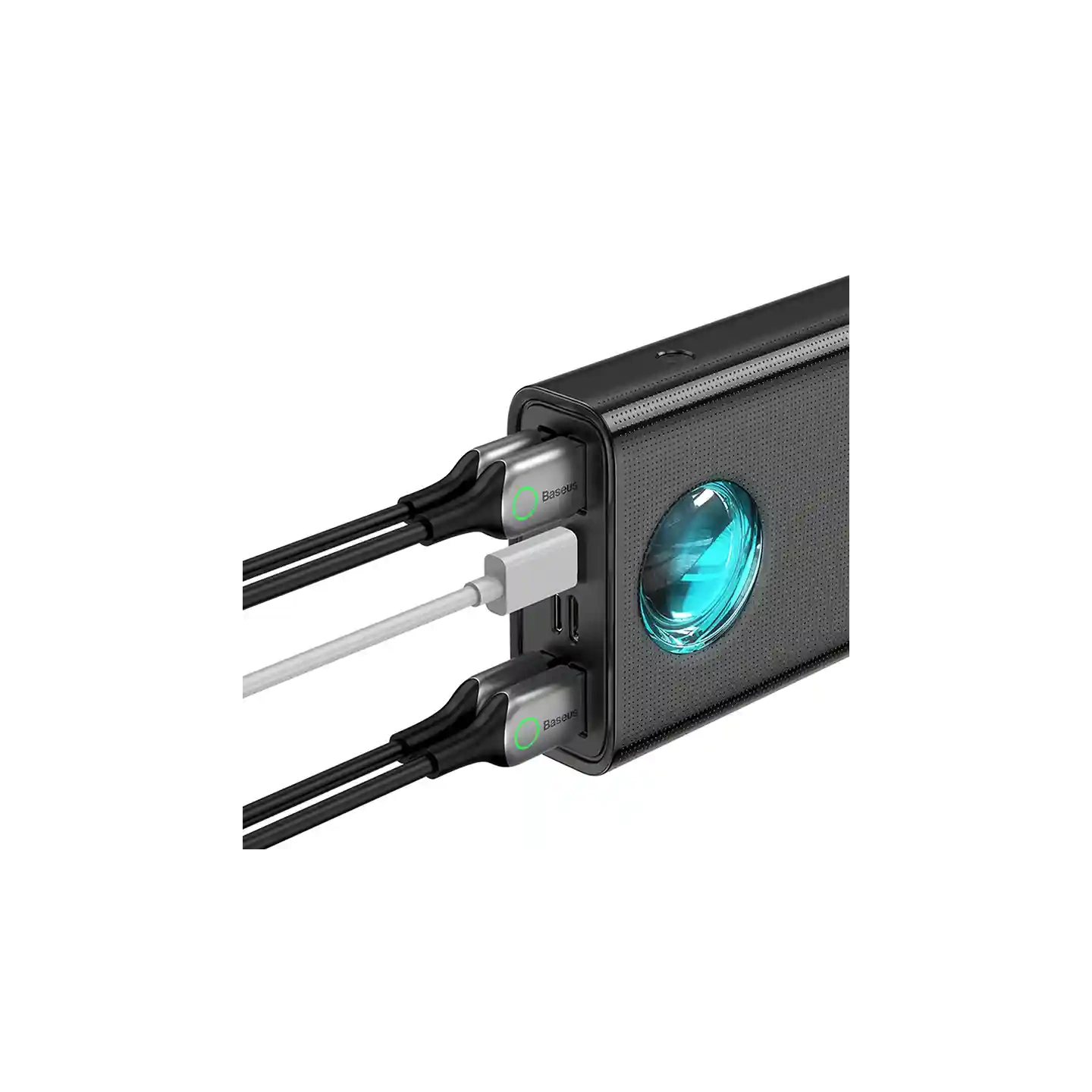 Powerbank Baseus Amblight 30000mAh, 4xUSB, USB-C, 65W (black)