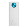 Powerbank Baseus Amblight 30000mAh, 4xUSB, USB-C, 65W (white)