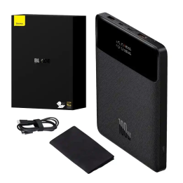 Powerbank Baseus Blade 20000mAh 2xUSB, 2xUSB-C + cable USB-C  100W (black)