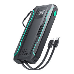 View product Powerbank Joyroom JR-L017 10000mAh, 22.5W, with Lightning + USB-C cable (black)