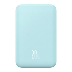 View product Magnetic Mini Powerbank Baseus 5000mAh, USB-C 20W (blue)