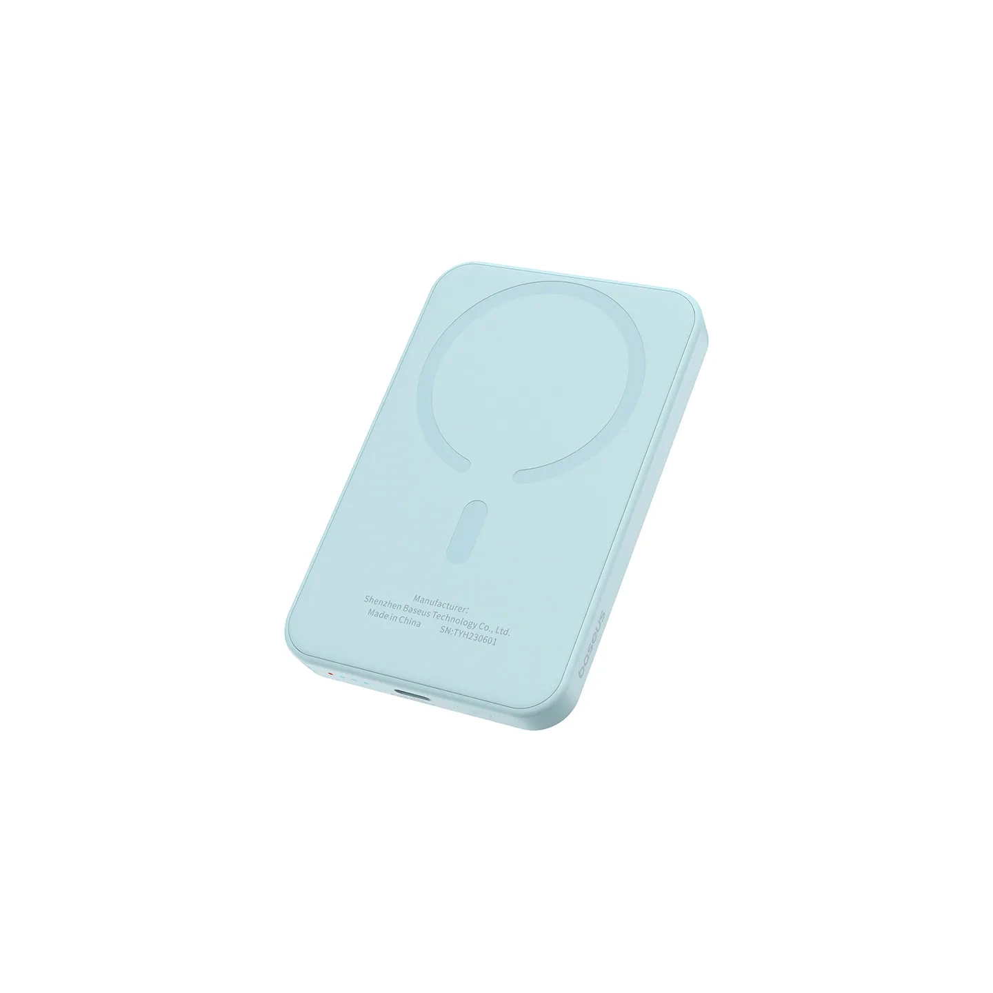 Magnetic Mini Powerbank Baseus 5000mAh, USB-C 20W (blue)