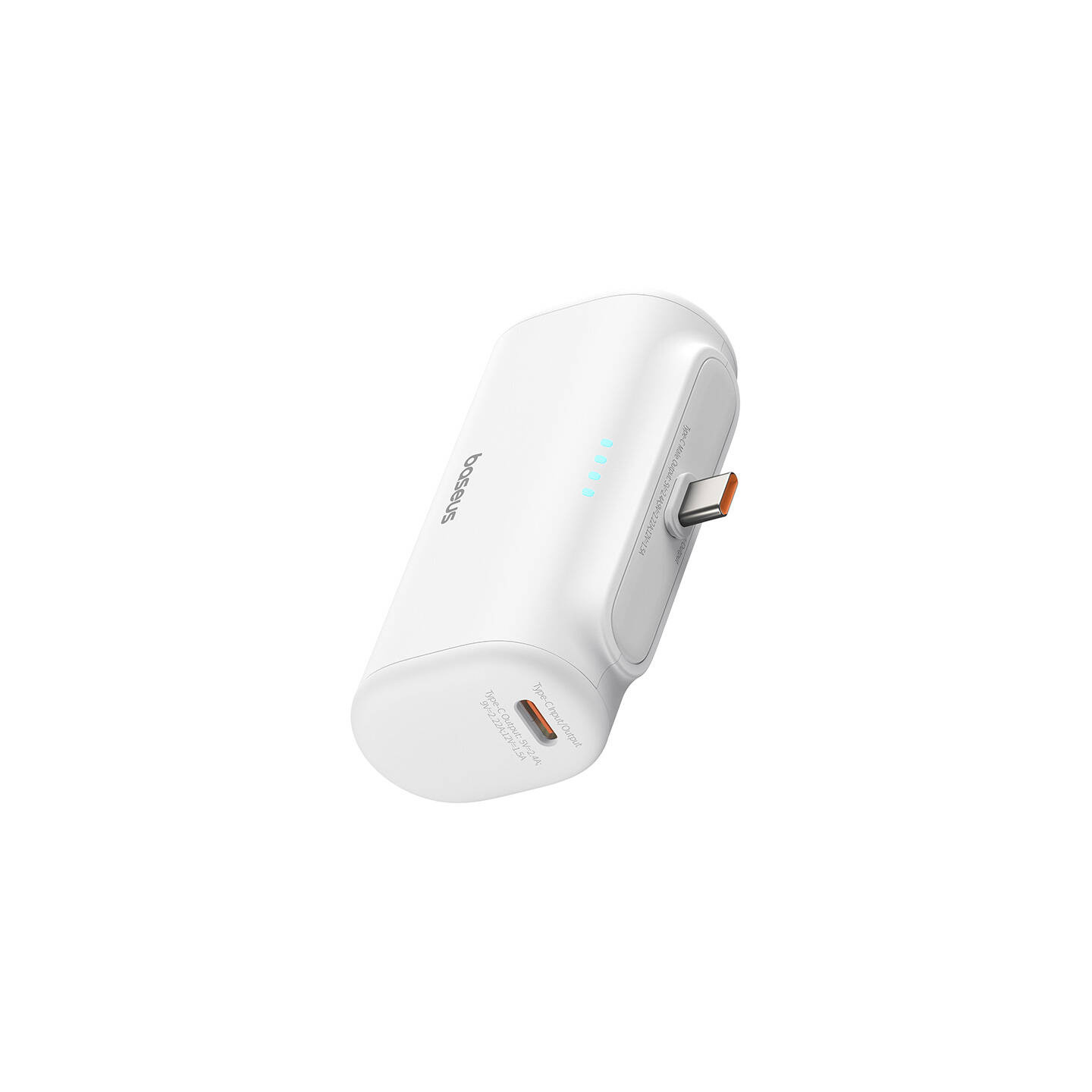 Powerbank Baseus Compact 5000mAh, 20W, USB-C (biały)