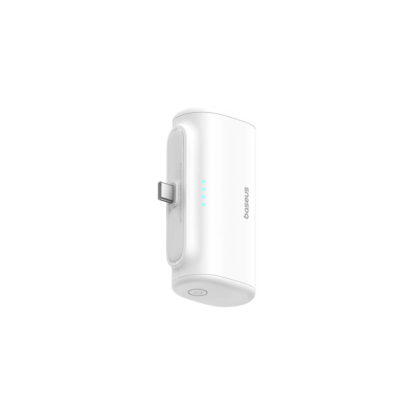 Powerbank Baseus Compact 5000mAh, 20W, USB-C (biały)
