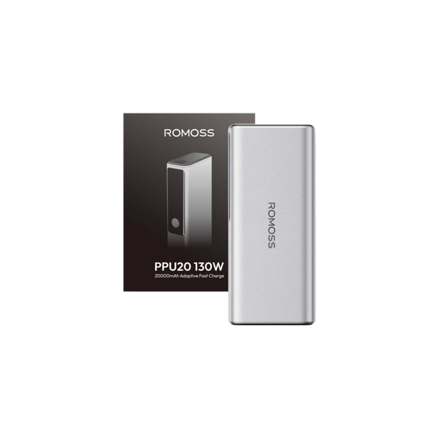Romoss PPU20 20000mAh 130W Powerbank (silver)