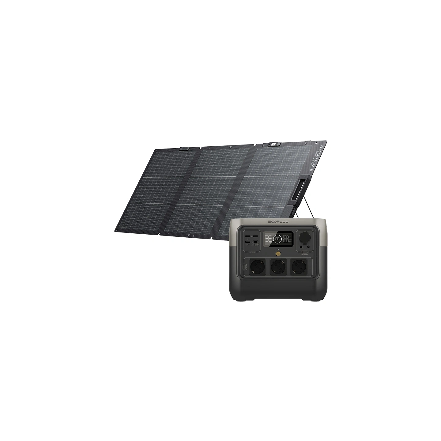 EcoFlow River 2 Pro Power Station + 160W Solar Panel