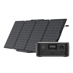 View product EcoFlow River 3 UPS power station + 110W photovoltaic panel.
