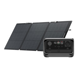 View product EcoFlow River 3 Plus power station + 160W photovoltaic panel.