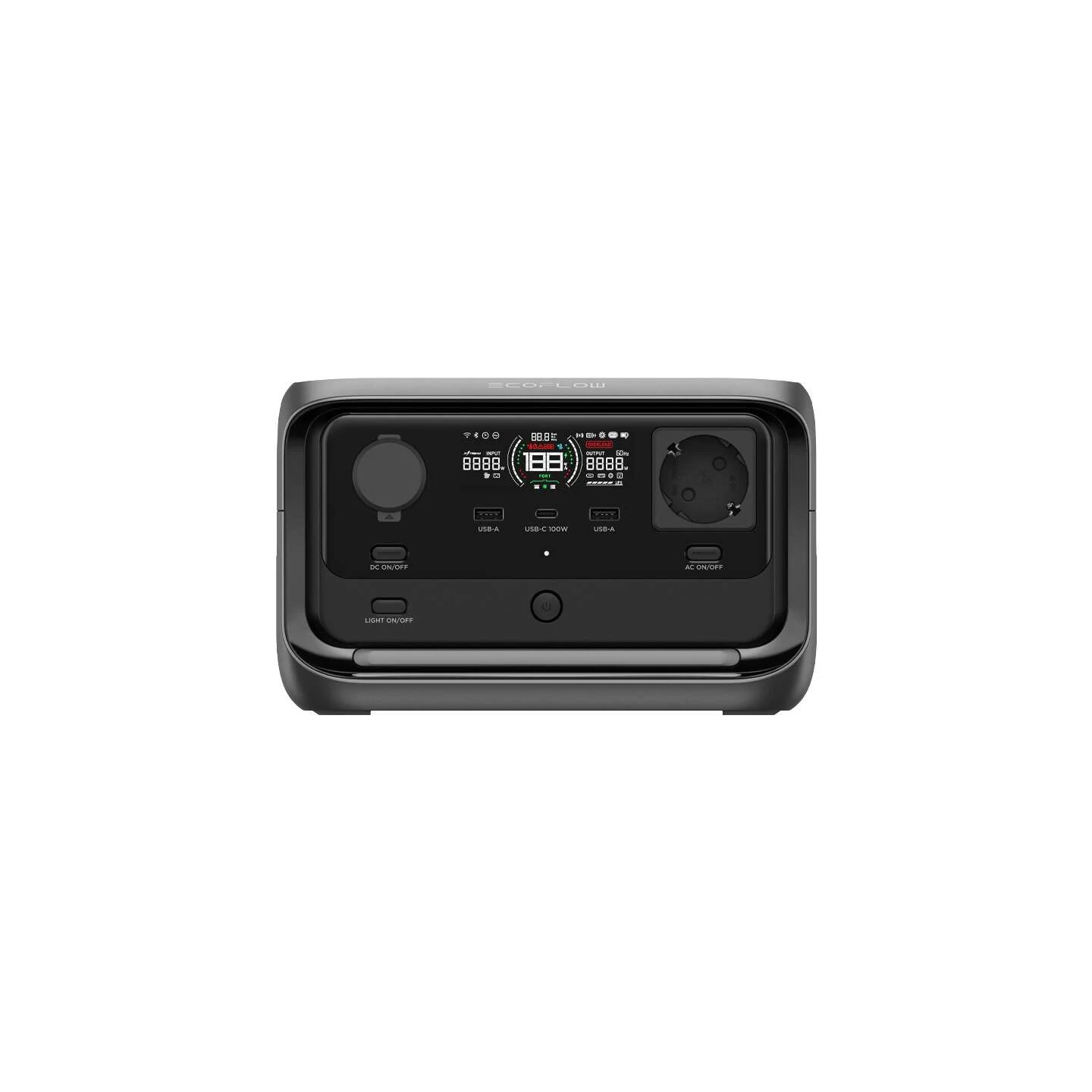 EcoFlow River 3 Plus power station + 160W photovoltaic panel.