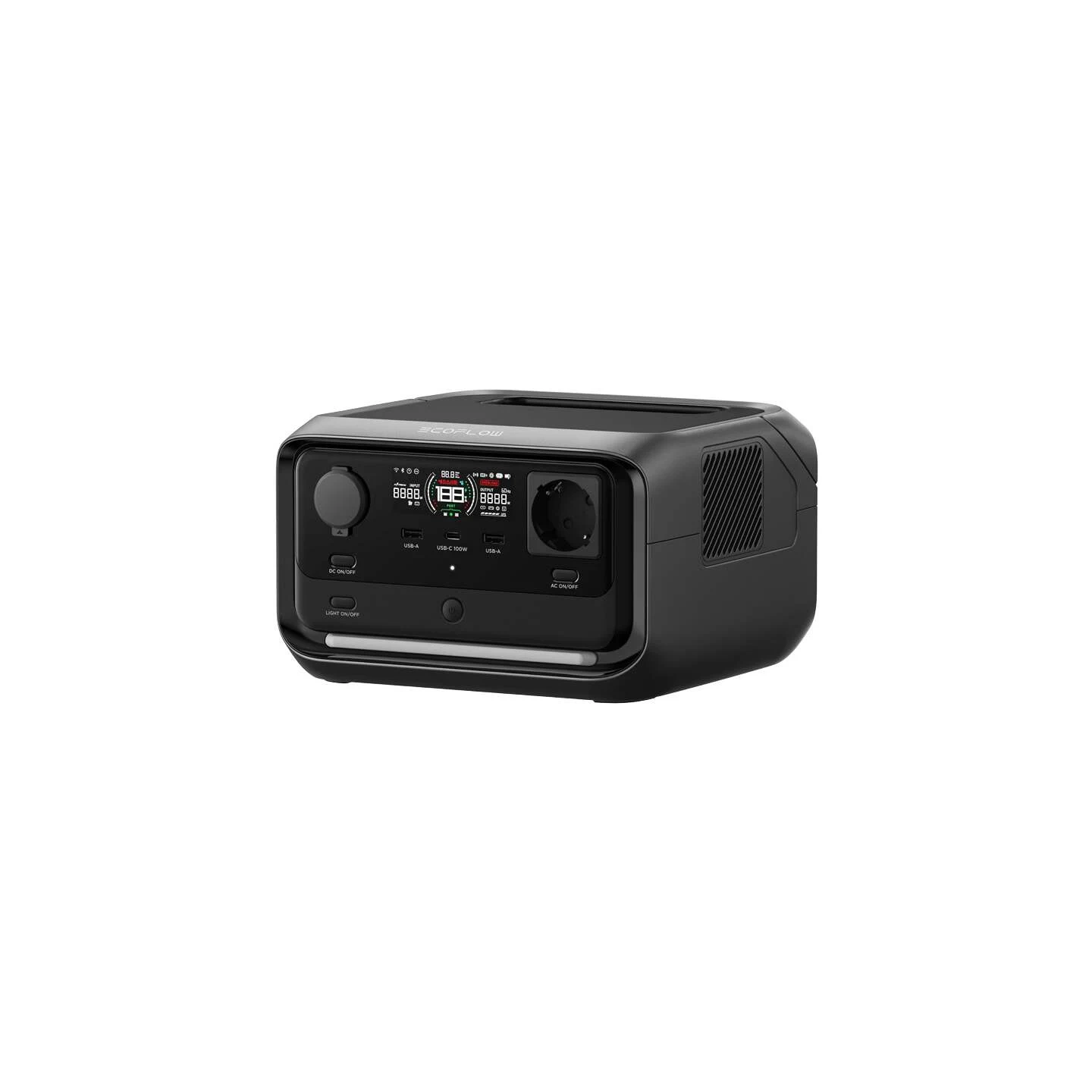 EcoFlow River 3 Plus power station + 160W photovoltaic panel.