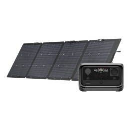 EcoFlow River 3 Plus power station + 220W photovoltaic panel.