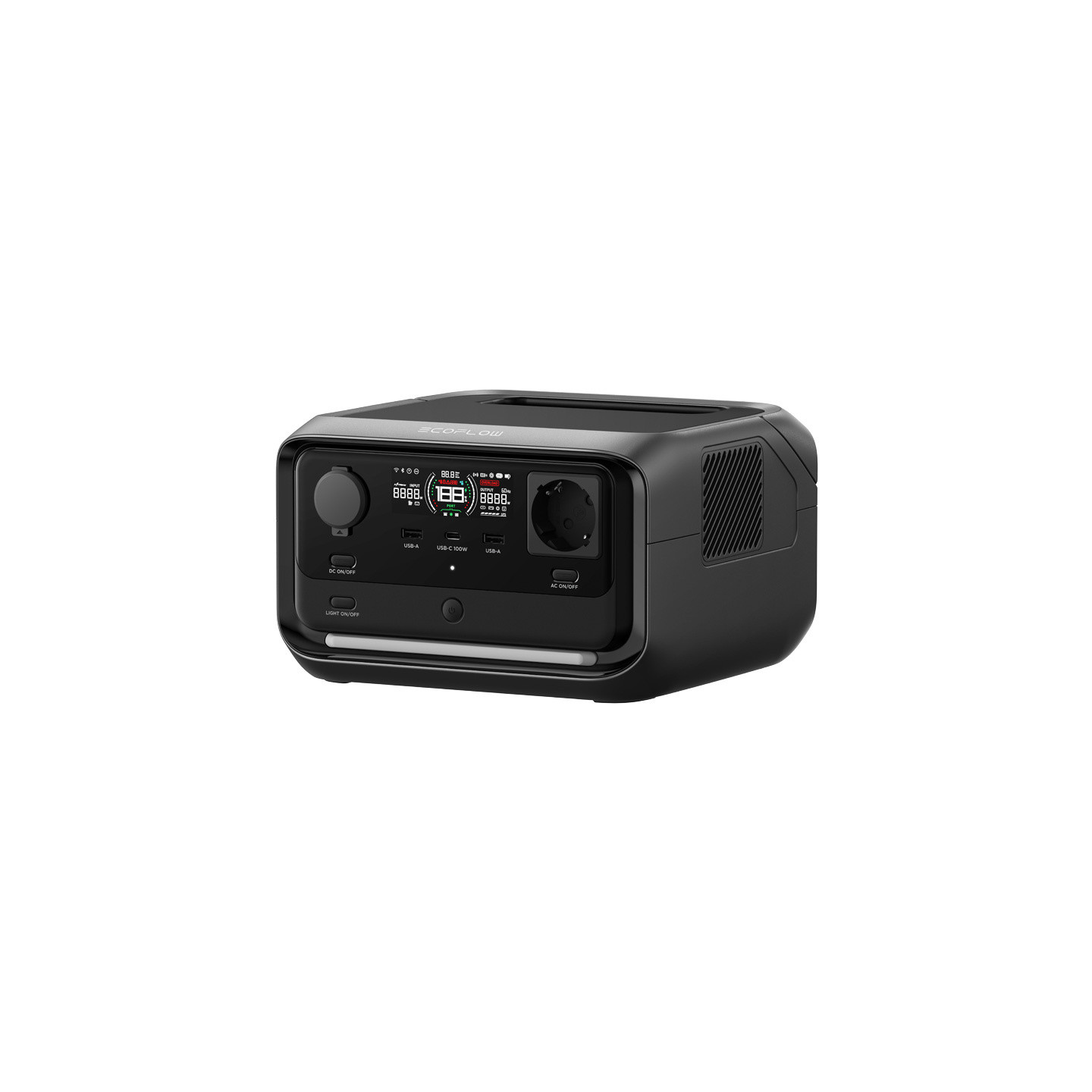 EcoFlow River 3 Plus power station + 220W photovoltaic panel.