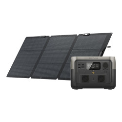 View product EcoFlow River 2 Max power station + 160W photovoltaic panel.