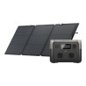 EcoFlow River 2 Max power station + 160W photovoltaic panel.