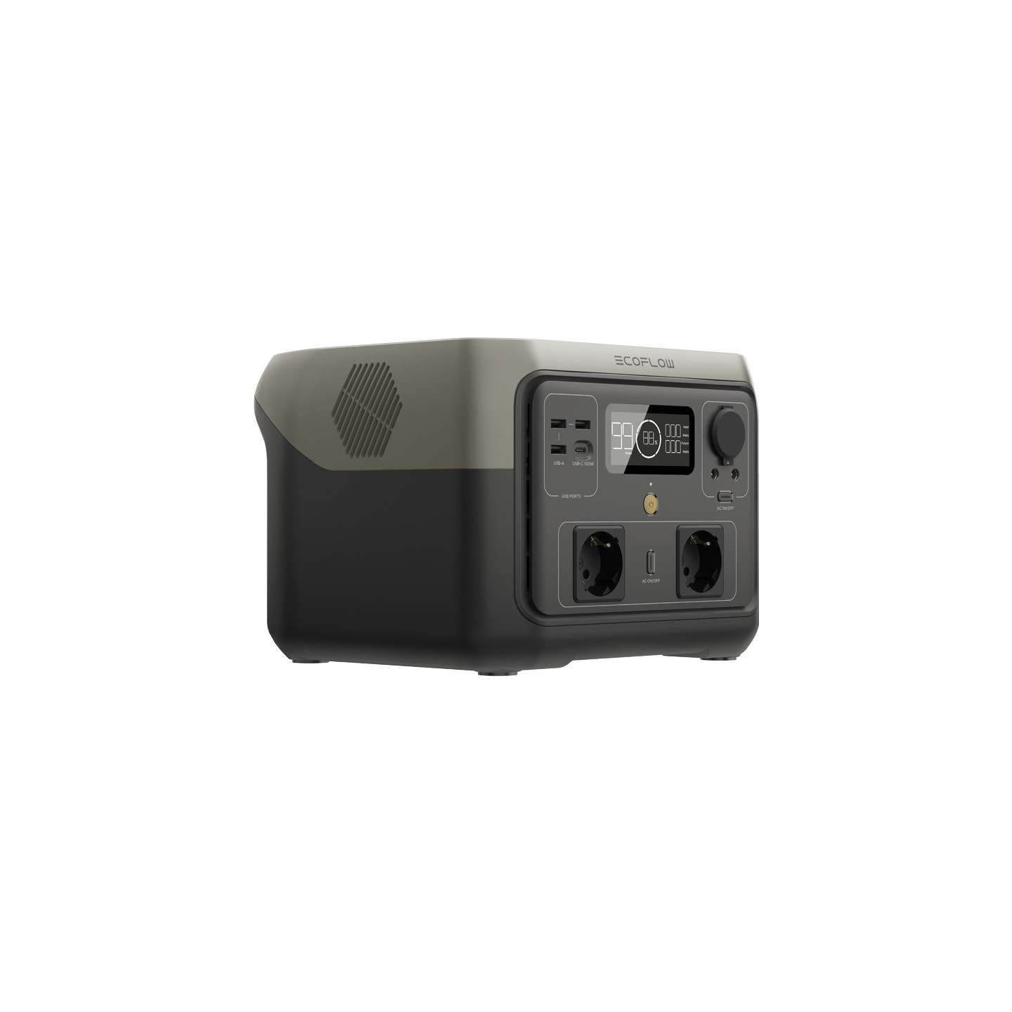 EcoFlow River 2 Max power station + 160W photovoltaic panel.