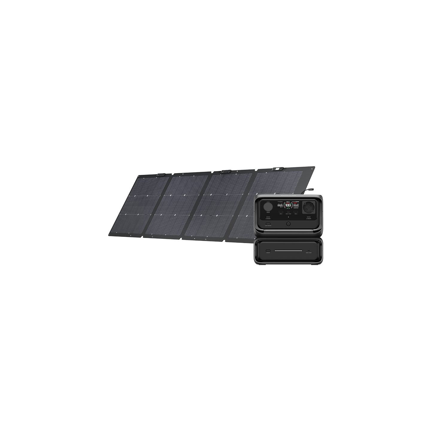 EcoFlow River 3 Max power station + 220W photovoltaic panel.