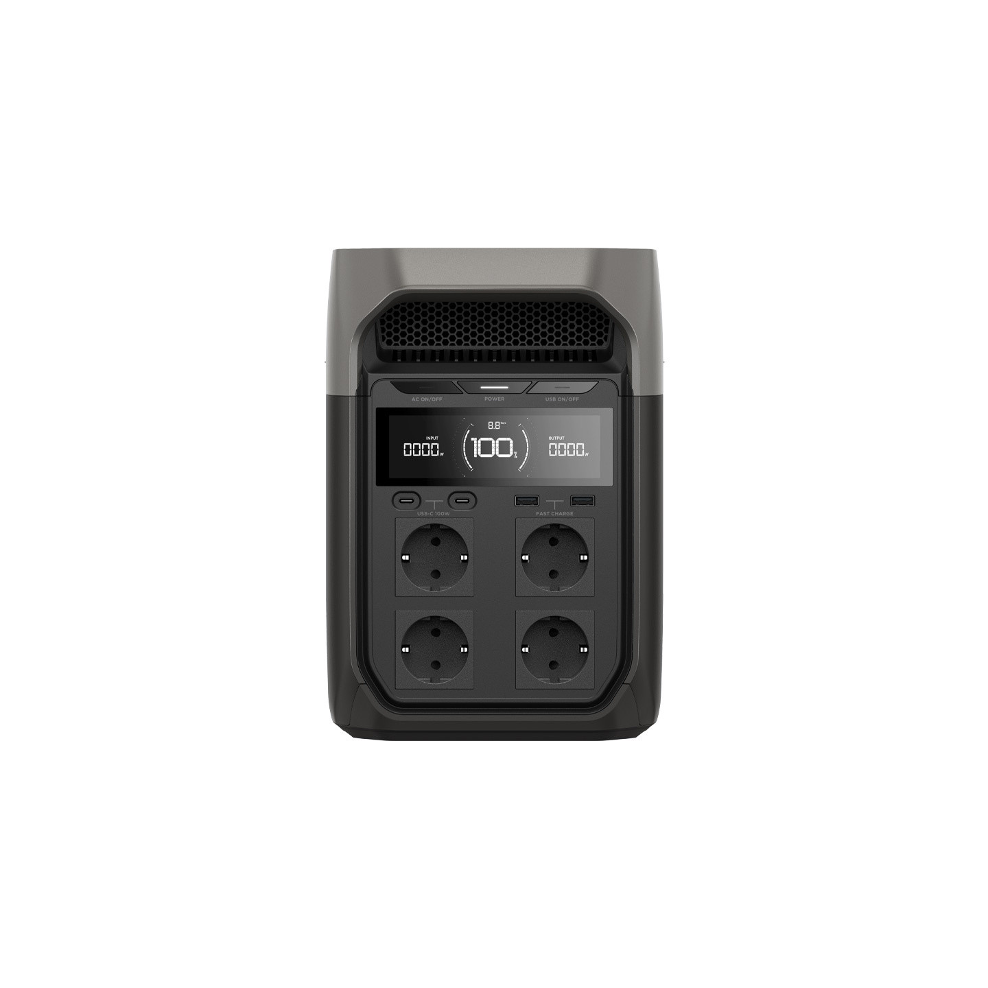 EcoFlow Delta 3 power station + 400W photovoltaic panel.