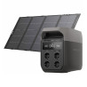 EcoFlow Delta 3 power station + 400W photovoltaic panel.