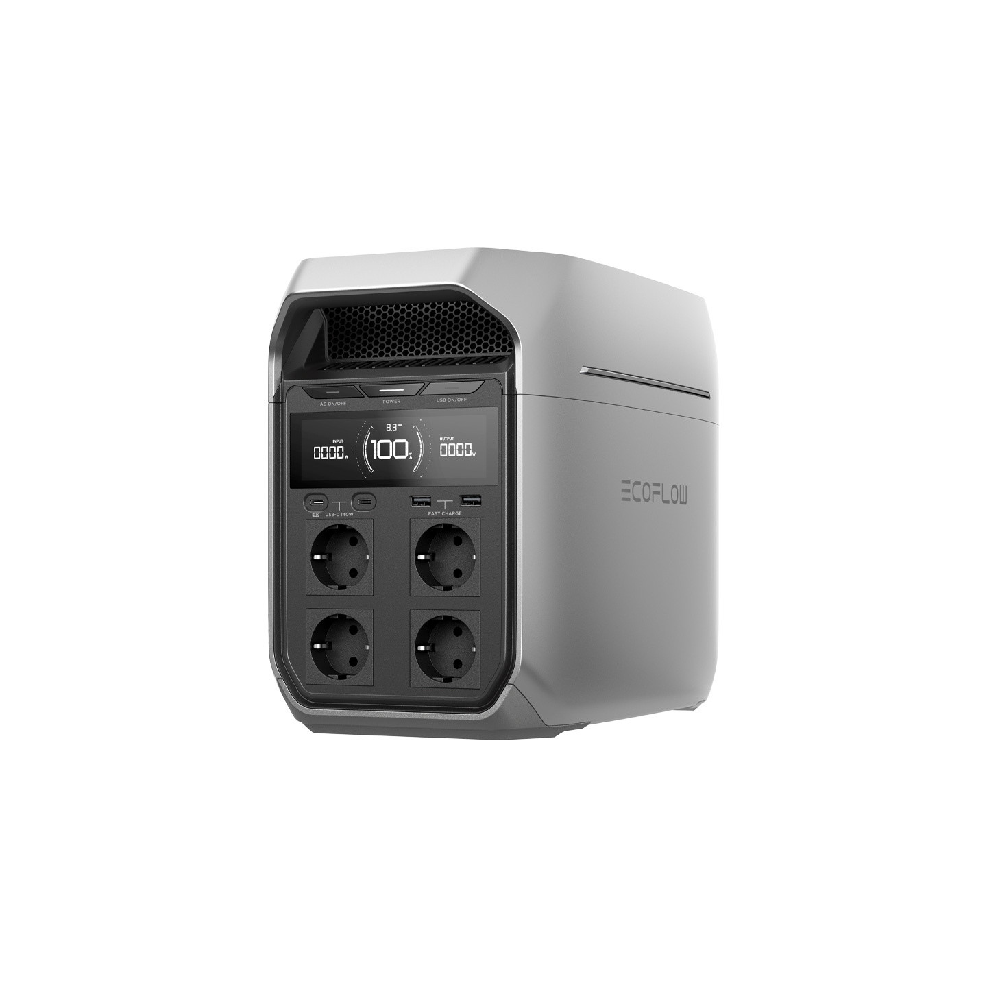 EcoFlow Delta 3 Plus power station + 400W photovoltaic panel.