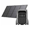 EcoFlow Delta Pro 3 power station + 400W photovoltaic panel.