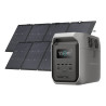 EcoFlow Delta 3 1500 power station 2x 220W photovoltaic panel.
