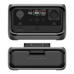 View product EcoFlow River 3 Plus power station + additional 286Wh battery.