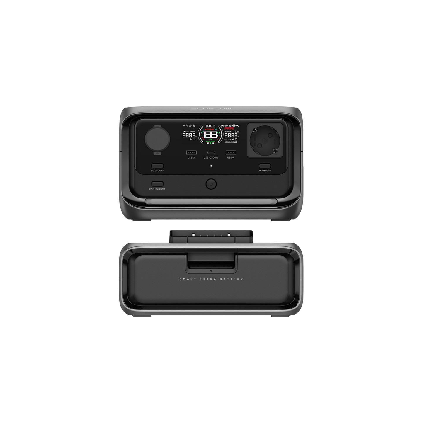 EcoFlow River 3 Plus power station + additional 286Wh battery.