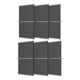 Set of 6x Trina 510W photovoltaic panel.