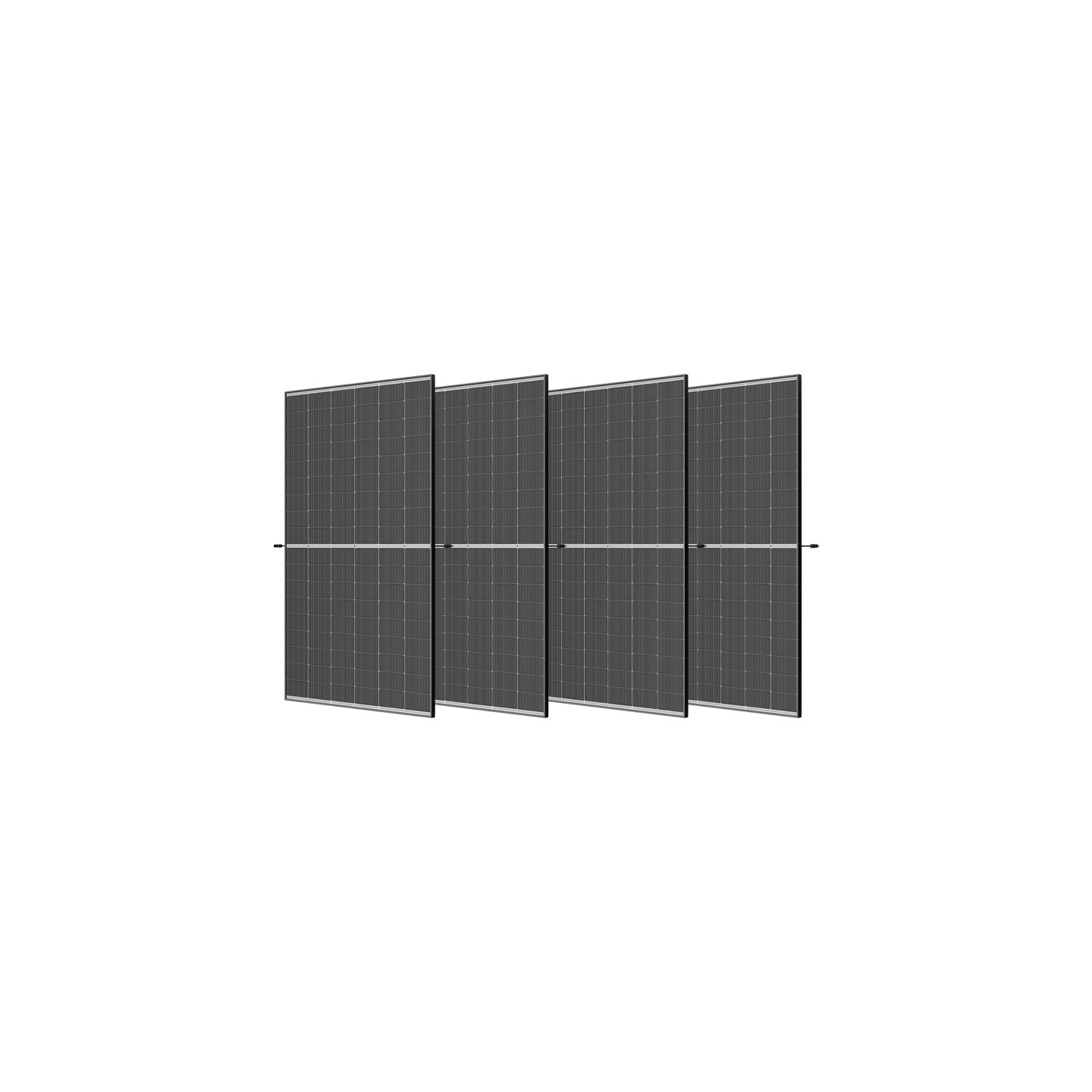 Set of 4x Trina 510W photovoltaic panel.