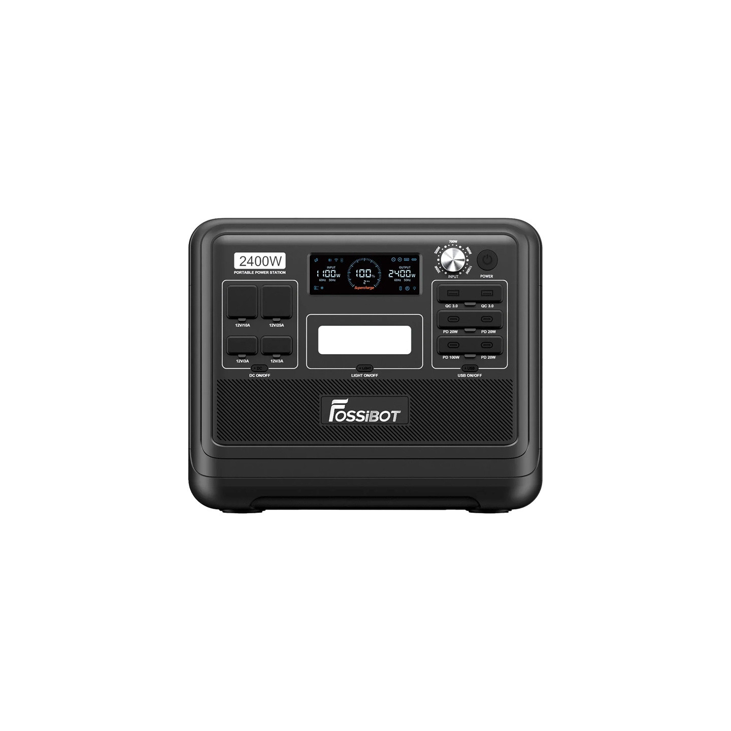 FOSSIBOT F2400 2400W Charging Station (Black)