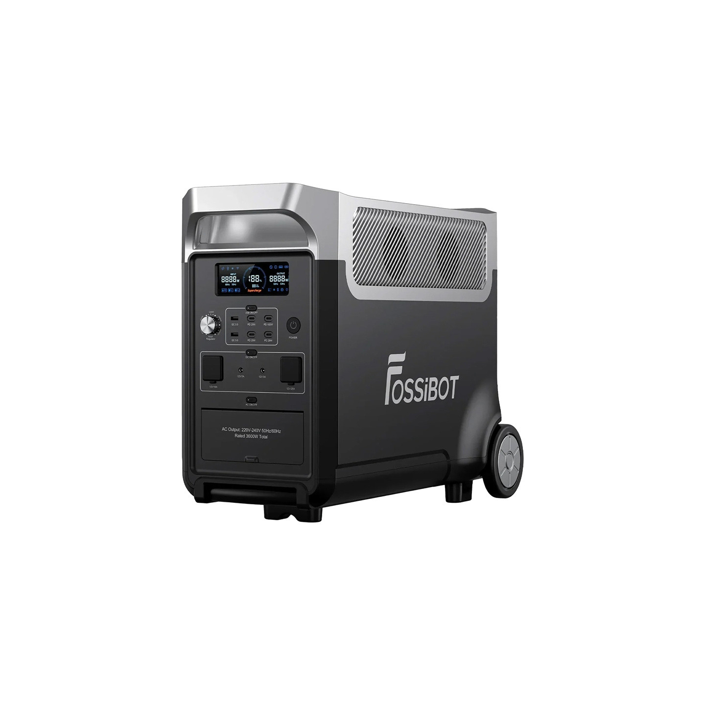 FOSSIBOT F3600 Pro 3600W Charging Station (Black)