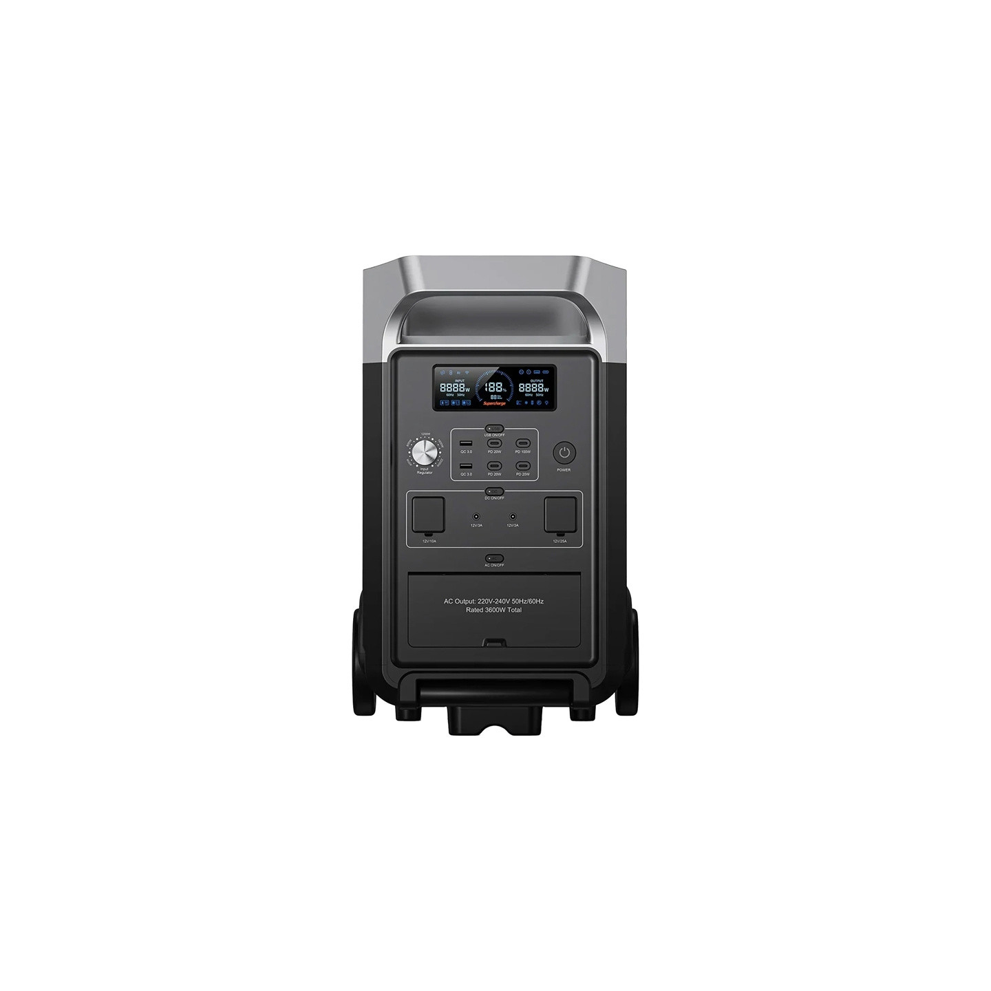 FOSSIBOT F3600 Pro 3600W Charging Station (Black)