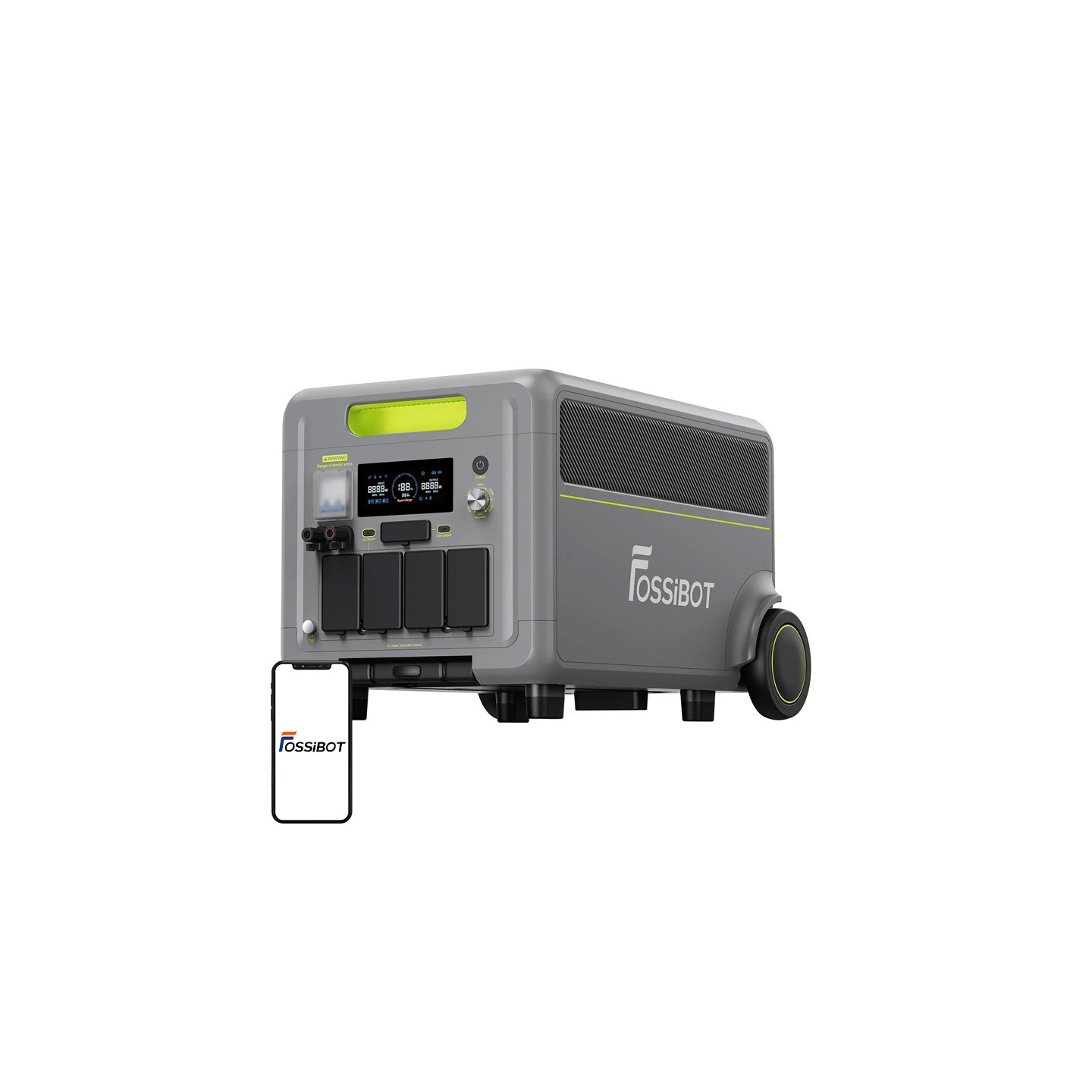 FOSSIBOT F7200 7200W Charging Station (Green)