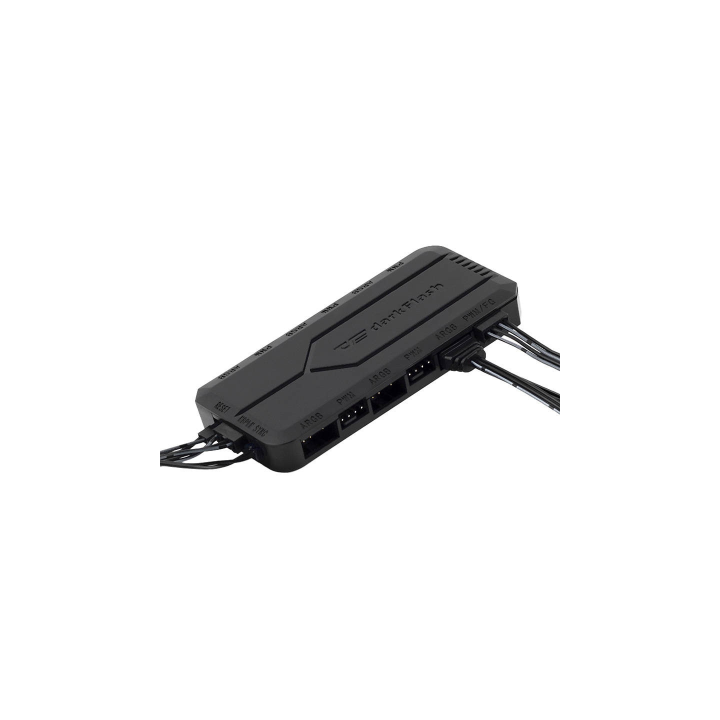 Fan control box for computer Darkflash RC2 RGB PWM + remote controller (black)