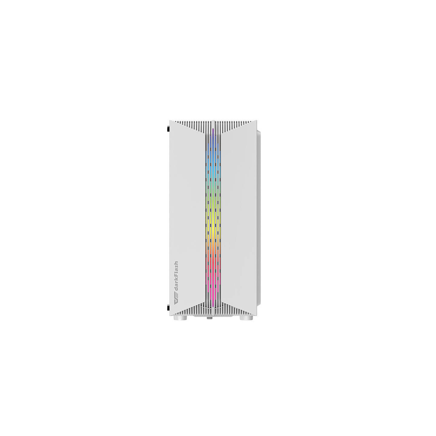 Darkflash DK151 LED computer case (white) + 3 RGB fans