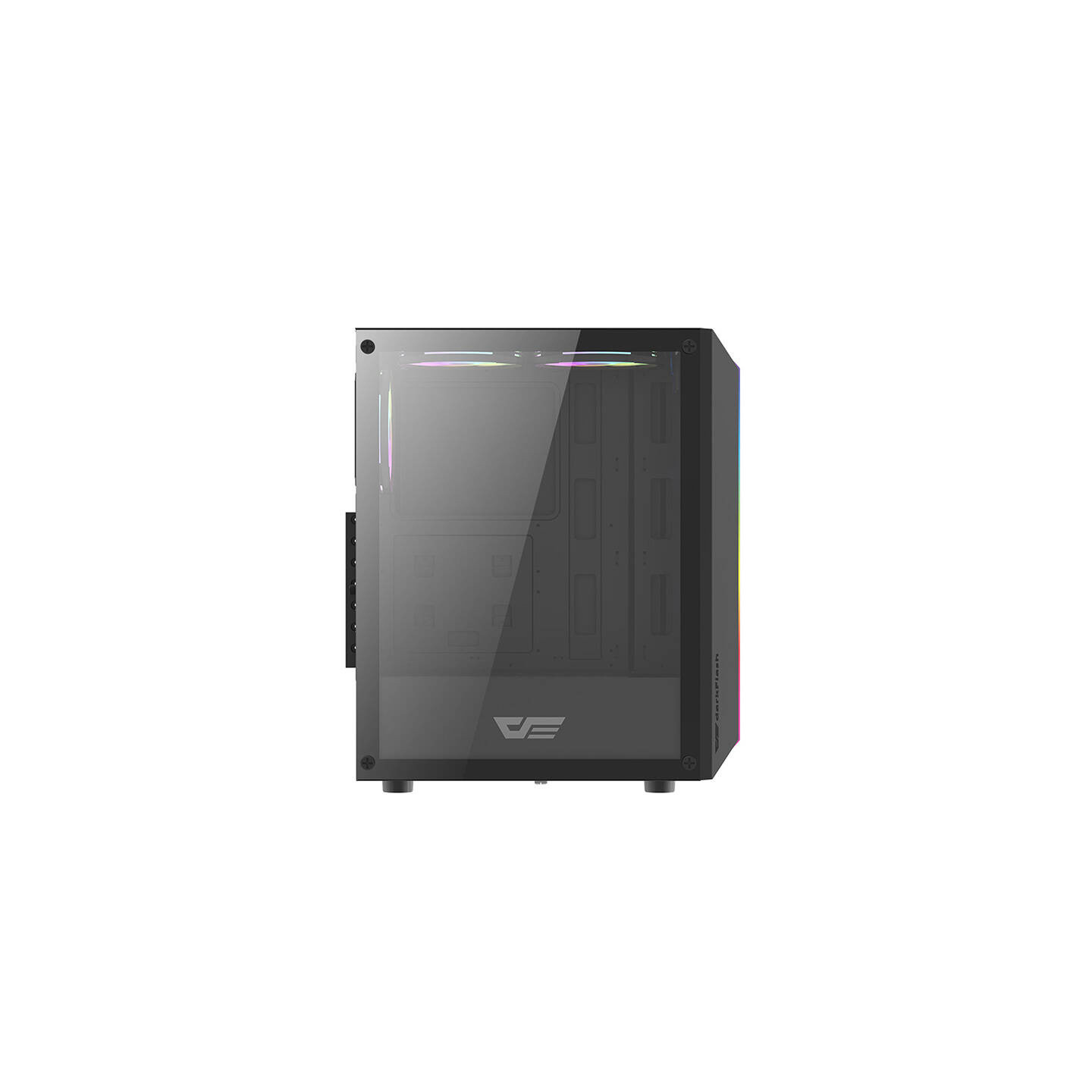 Darkflash DK151 LED computer case (black) + 3 RGB fans