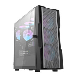 View product Darkflash DK431 Mesh computer case (black) + 4 ARGB fans