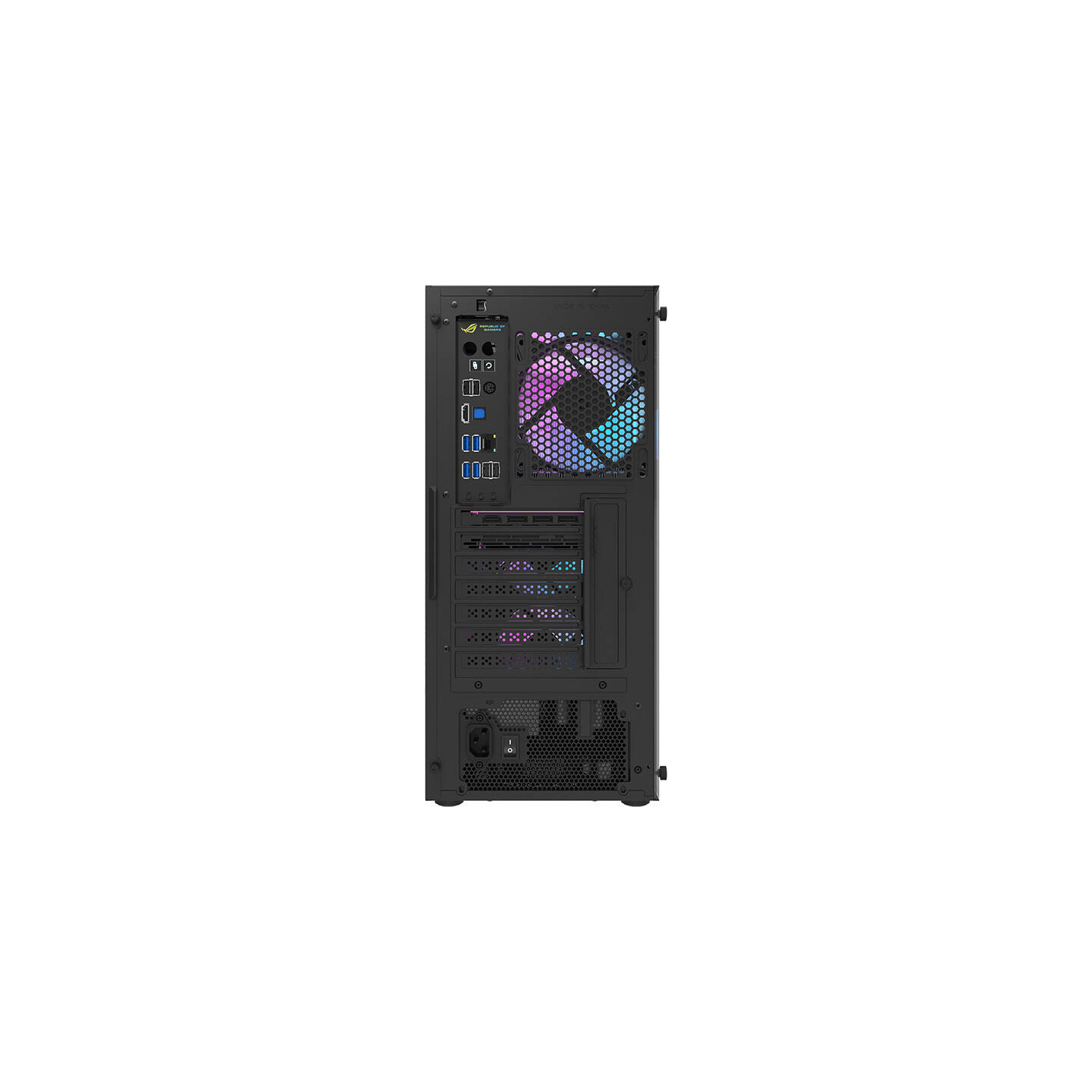 Darkflash DK351 computer case (black) + 4 RGB fans