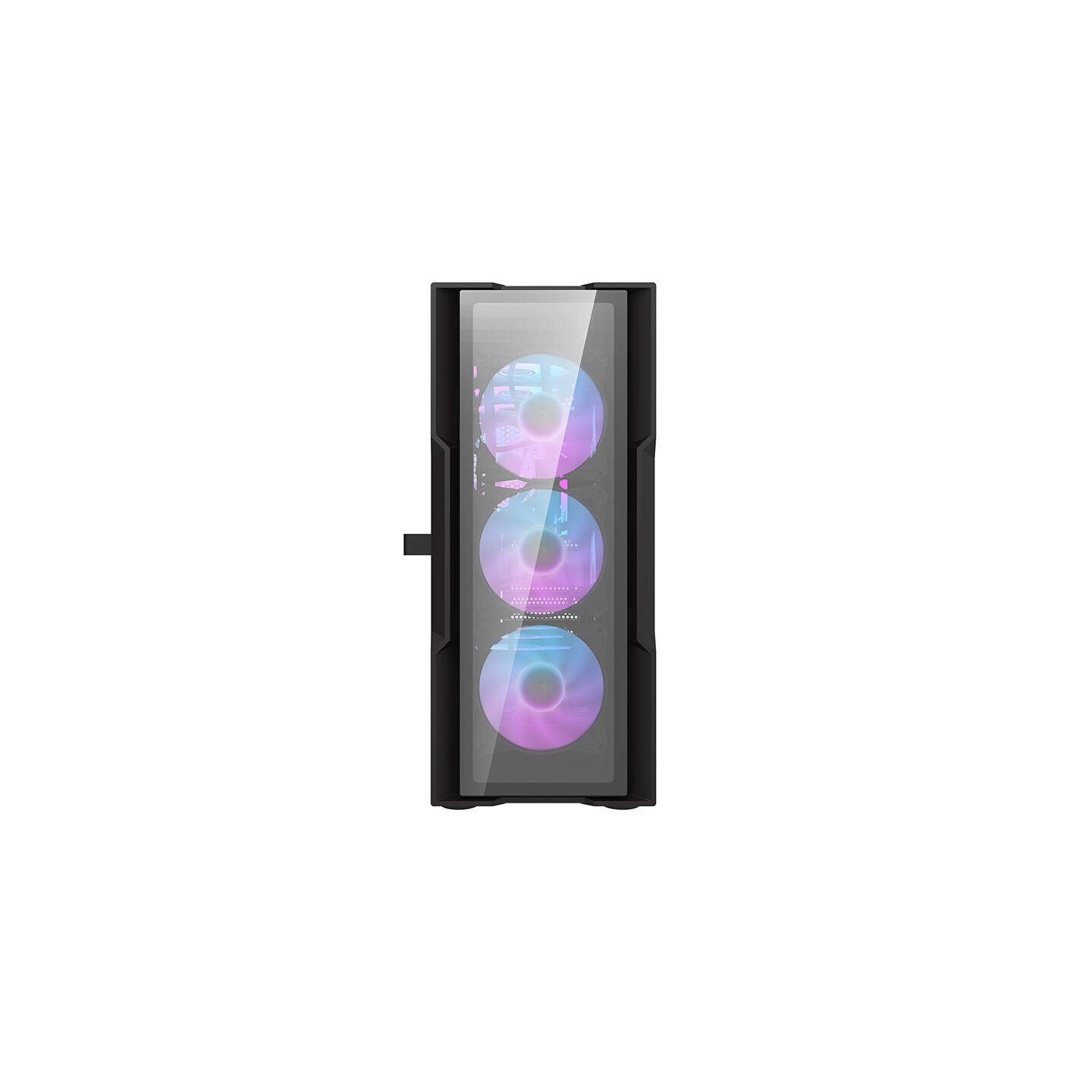 Darkflash DK431 Glass computer case (black) + 4 RGB fans