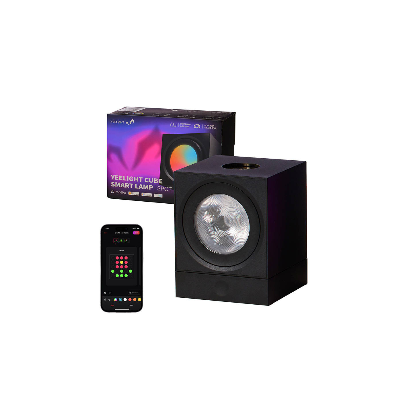 Yeelight Cube Light Smart Gaming Lamp Spot - Base