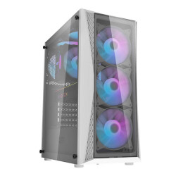 View product Darkflash DK352 Plus computer case (black and white) + 4 ARGB fans