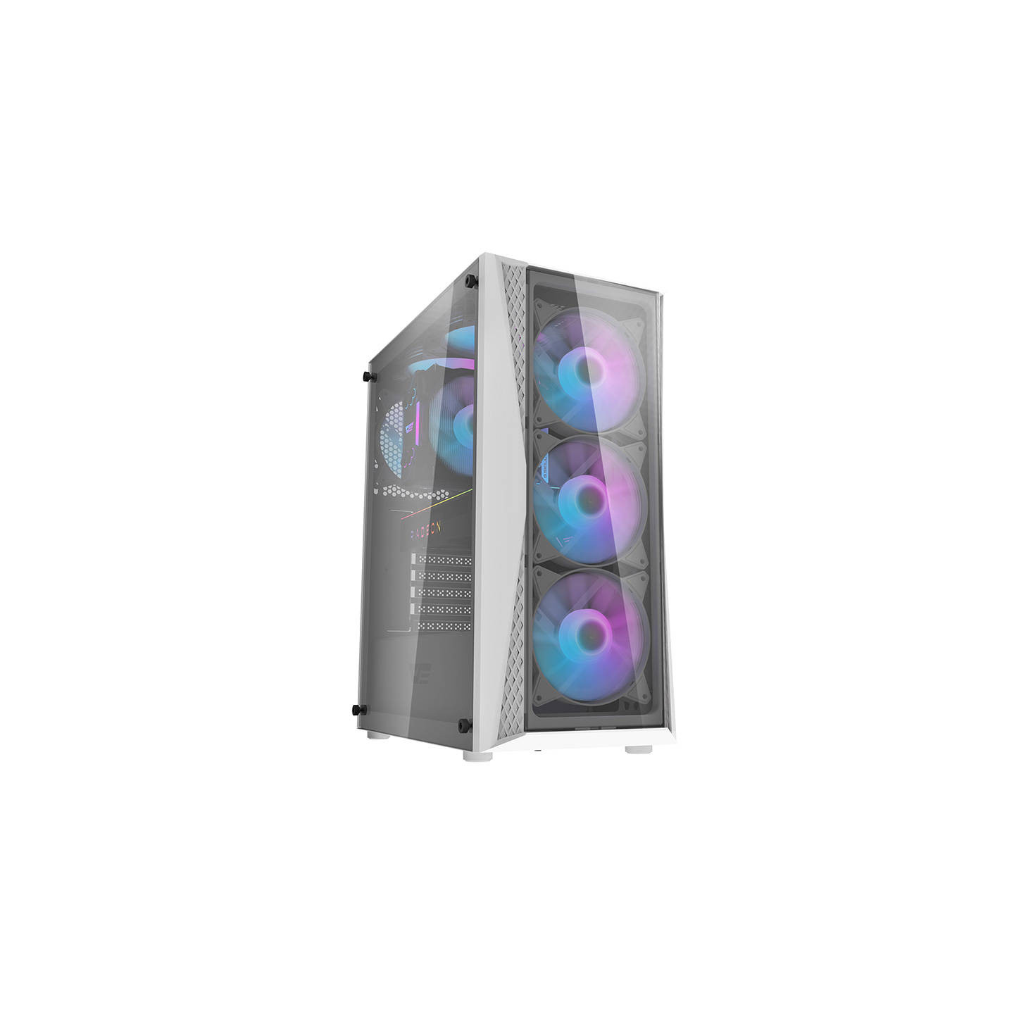 Darkflash DK352 Plus computer case (black and white) + 4 ARGB fans