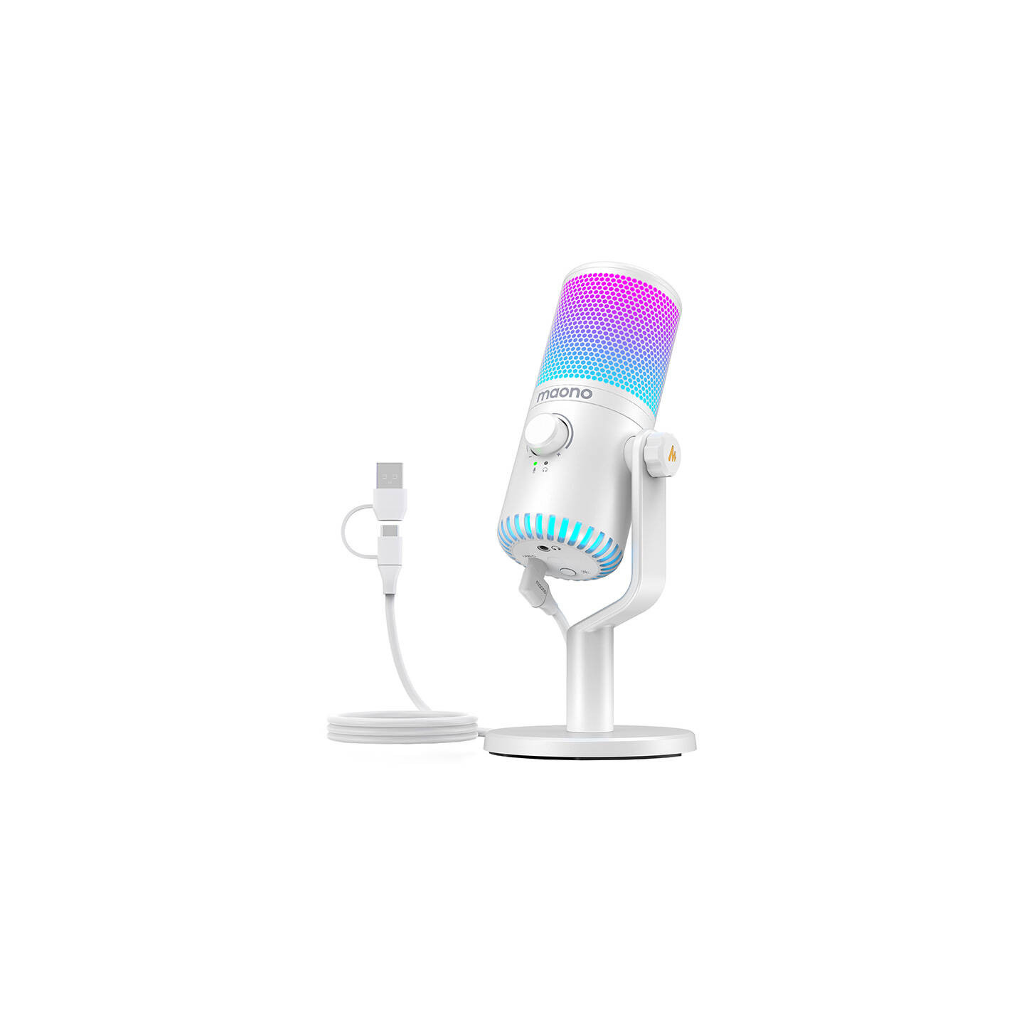 Gaming Microphone Maono DM30RGB (white)